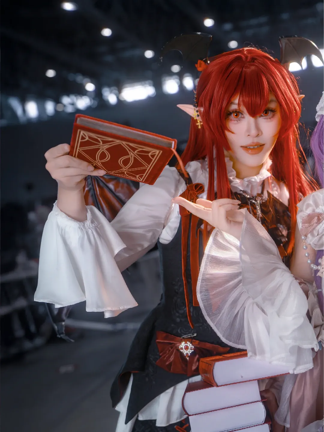 場照, 東方project, 漫展返圖, 帕秋莉cos, 小惡魔cos