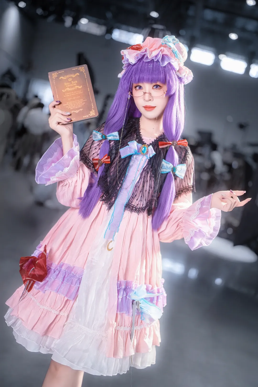 东方project, 漫展场照, 帕秋莉cos, 二次元Cosplay, 角色扮演摄影 - 第1张