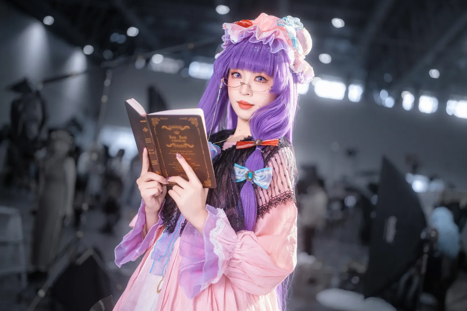 东方project, 漫展场照, 帕秋莉cos, 二次元Cosplay, 角色扮演摄影 - 第2张