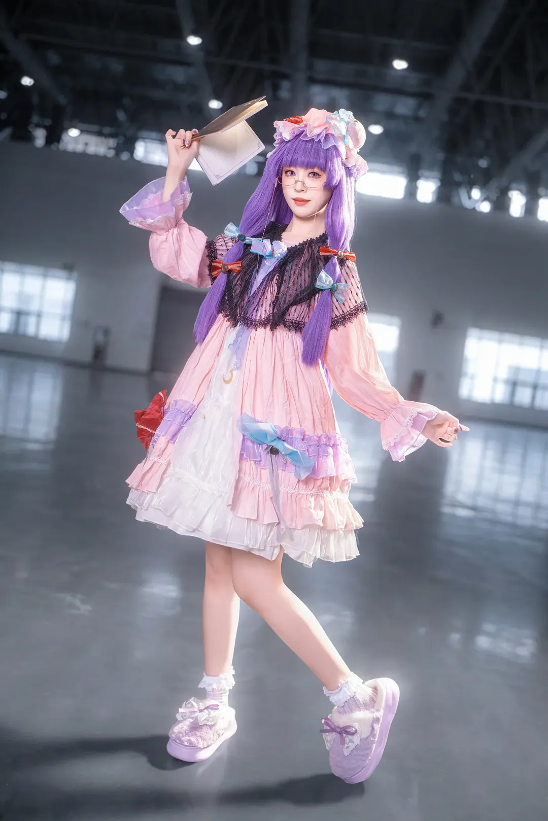 東方Project, イベント写真, パチュリー コスプレ, 二次元コスプレ, コスプレ撮影