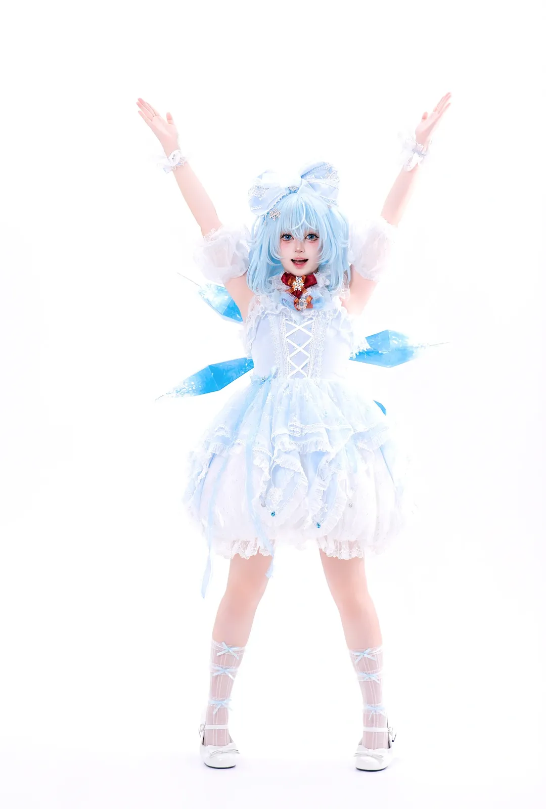 cosplay, 東方project, 白絲, 琪露諾cos, 冰之妖精 - 第11張