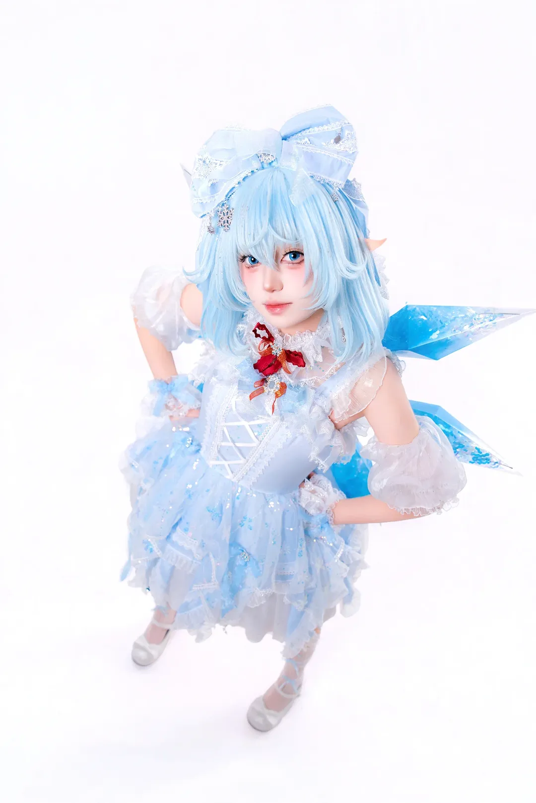 cosplay, 東方project, 白絲, 琪露諾cos, 冰之妖精 - 第5張