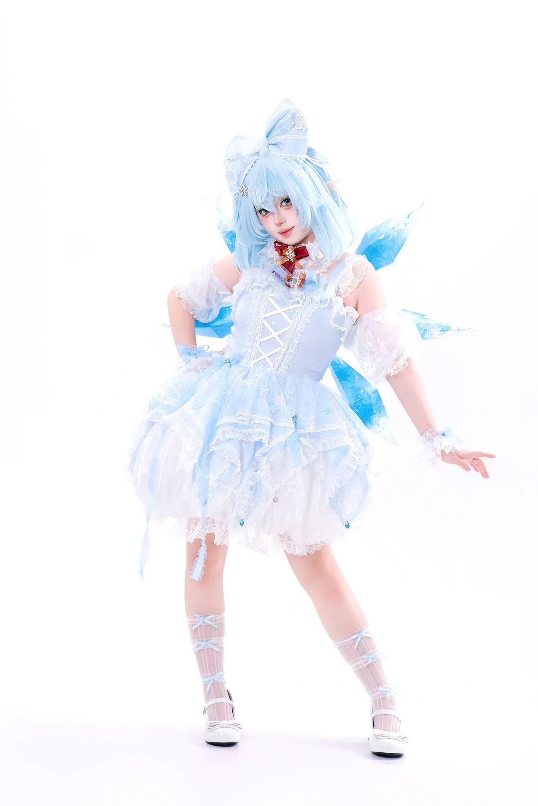 cosplay, 東方project, 白絲, 琪露諾cos, 冰之妖精 - 第6張