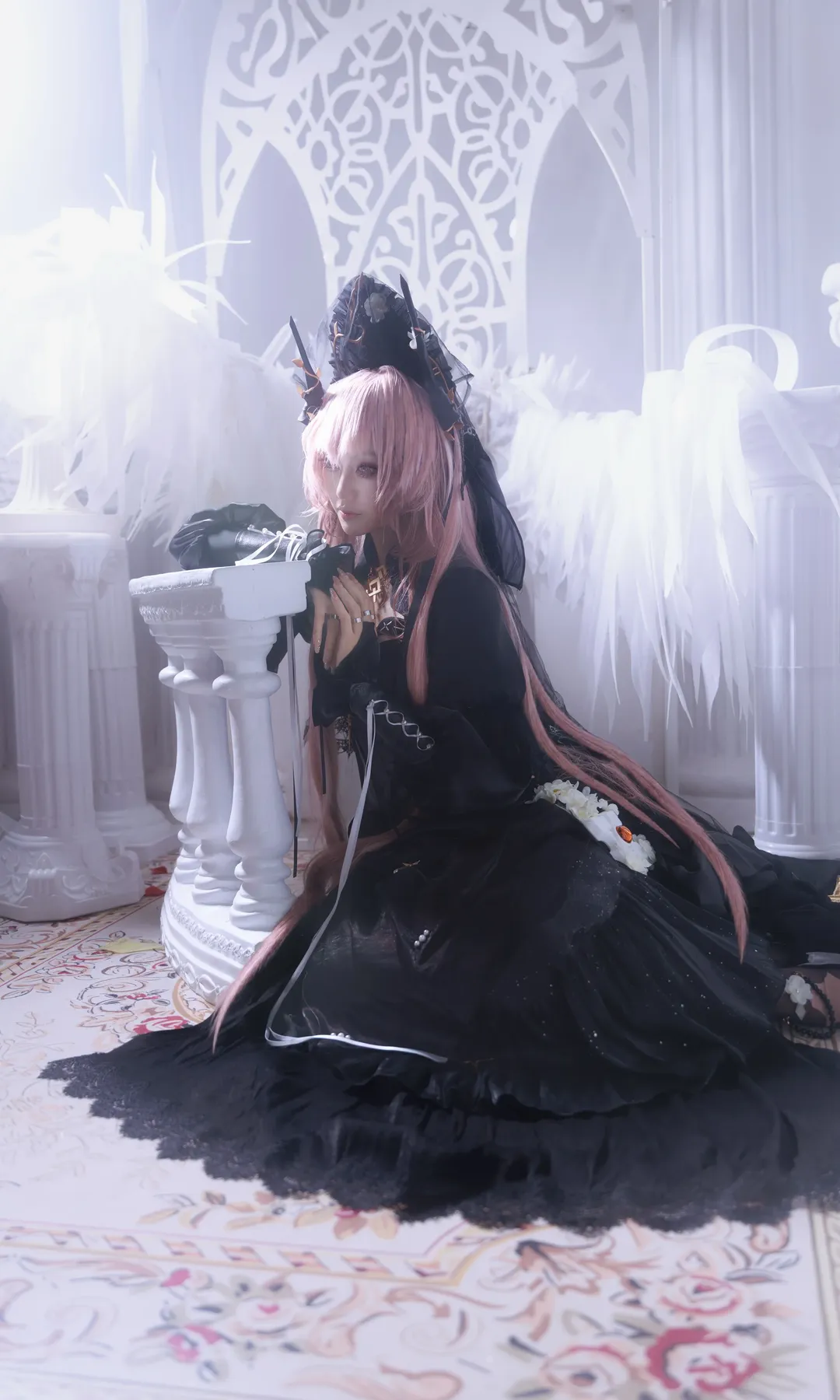 明日方舟, 特蕾西娅cos, cosplay摄影, 哥特风cosplay, 泡影苍霆 - 第2张