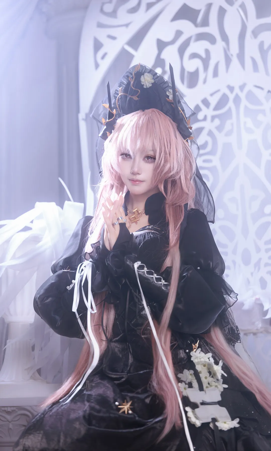 明日方舟, 特蕾西娅cos, cosplay摄影, 哥特风cosplay, 泡影苍霆 - 第3张