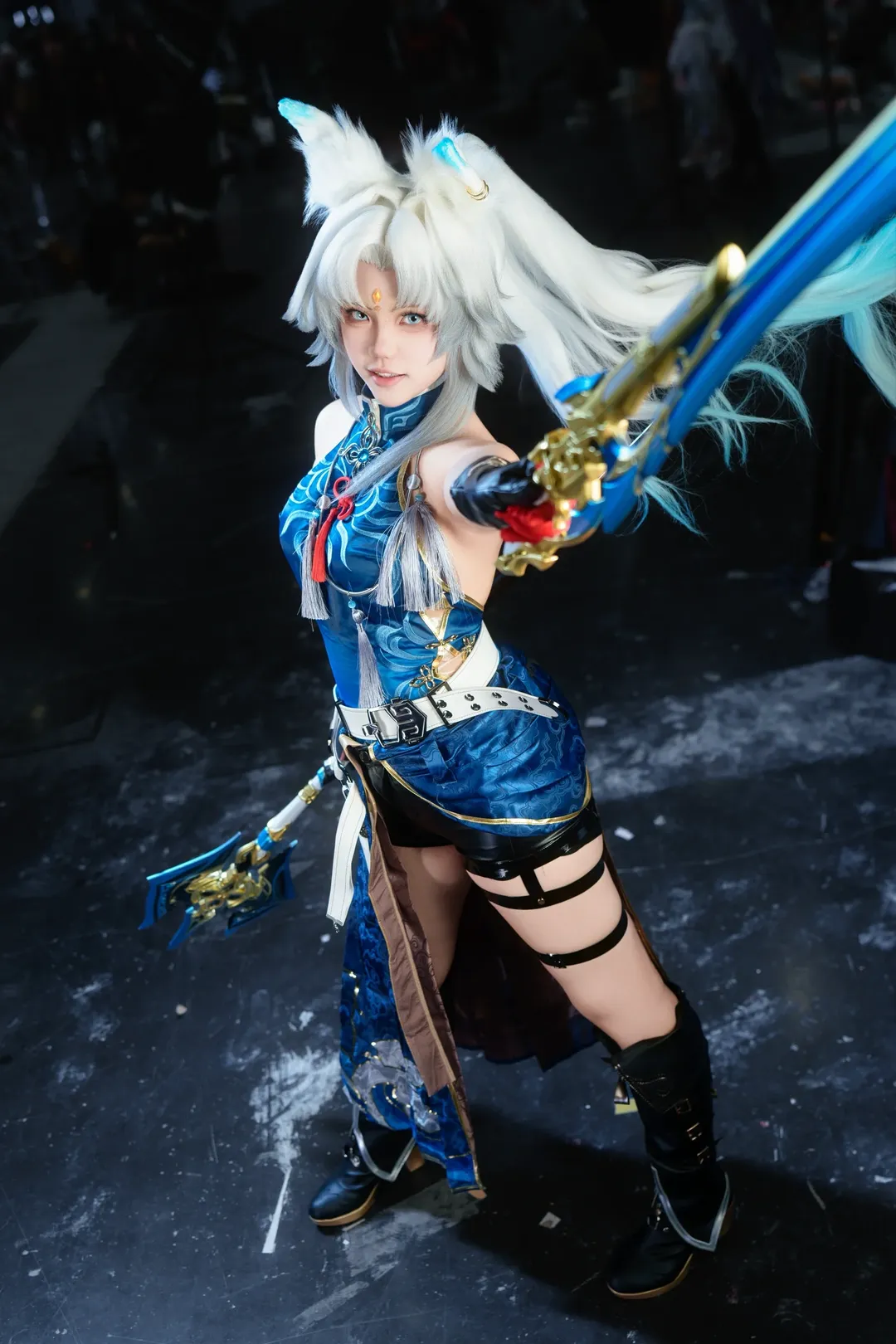 cosplay, Honkai: Star Rail, Convention photos, Feixiao cosplay, Kemonomimi girl