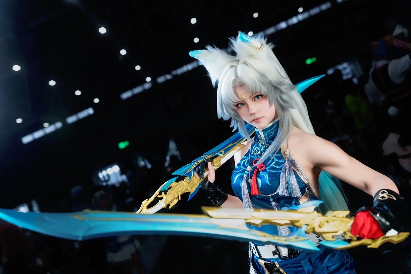 cosplay, Honkai: Star Rail, Convention photos, Feixiao cosplay, Kemonomimi girl - Image 2