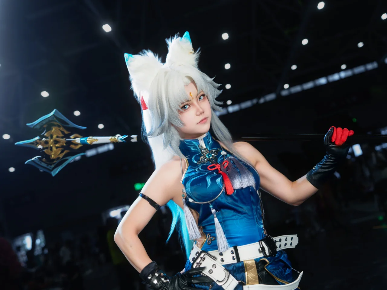 cosplay, Honkai: Star Rail, Convention photos, Feixiao cosplay, Kemonomimi girl - Image 4