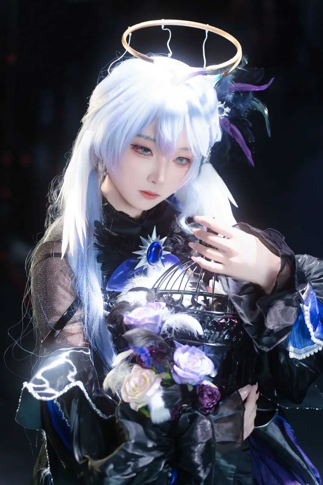 崩壊：スターレイル, イベント写真, ロビン コスプレ, コスプレ撮影, 黒ストッキングのコスプレ - 1枚目