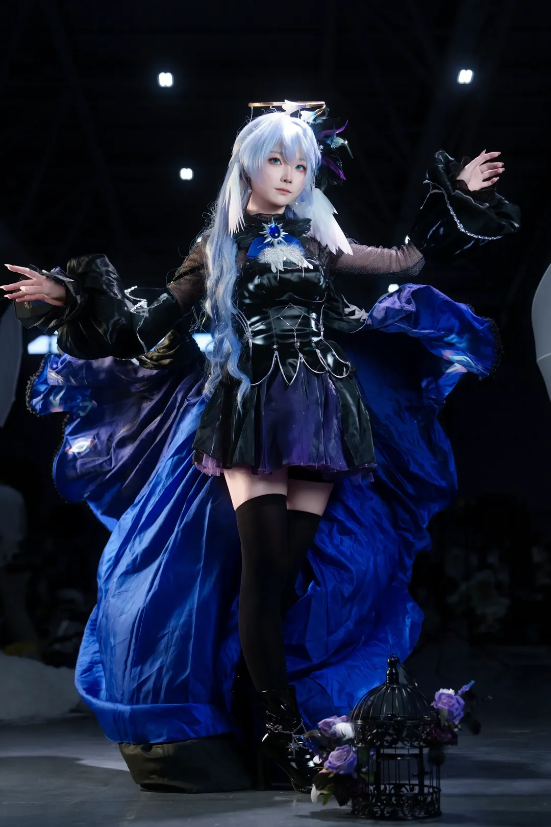崩壊：スターレイル, イベント写真, ロビン コスプレ, コスプレ撮影, 黒ストッキングのコスプレ - 2枚目