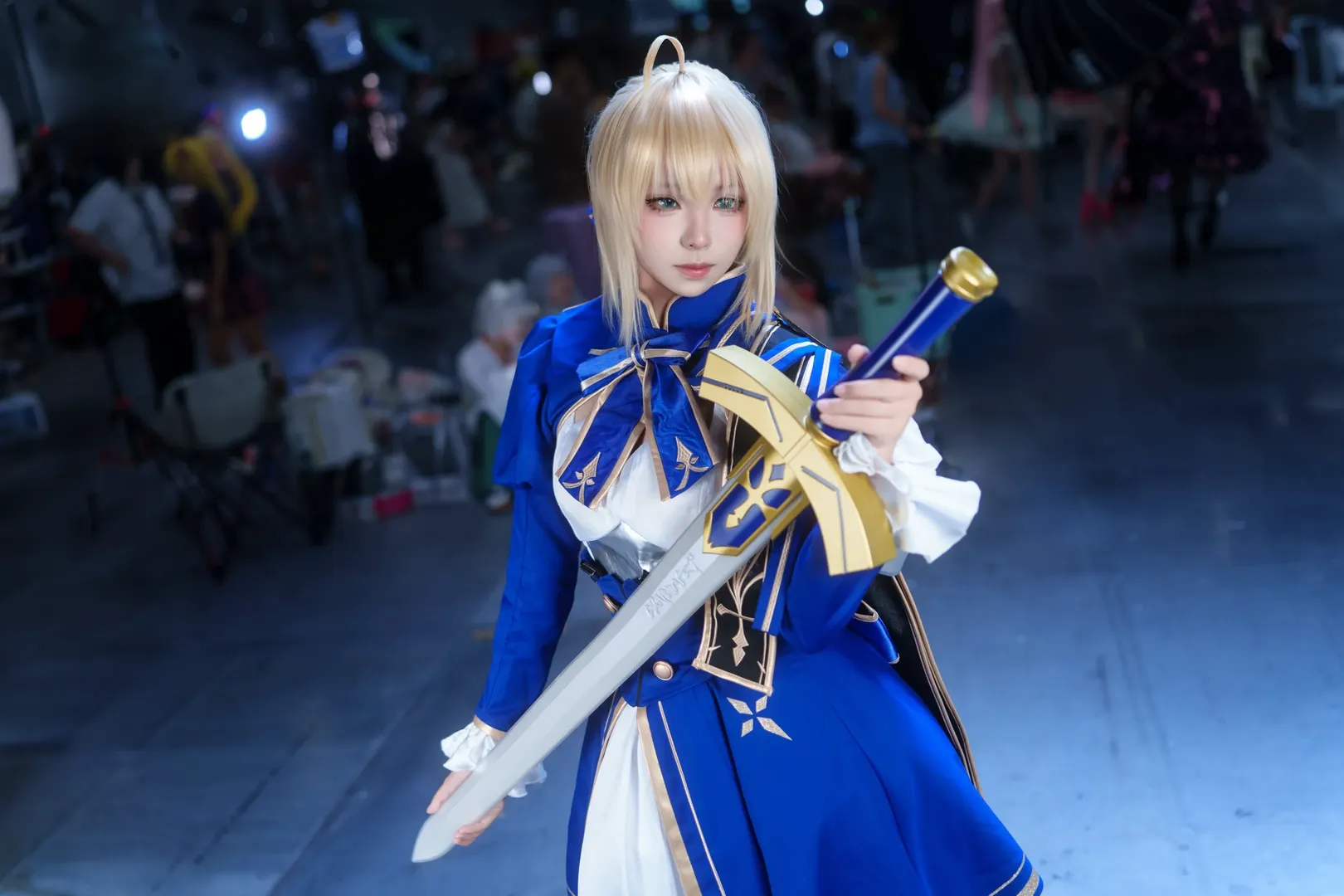 崩壊：スターレイル, アホ毛王, 黒ストッキング, フェイト, セイバーコスプレ - 3枚目
