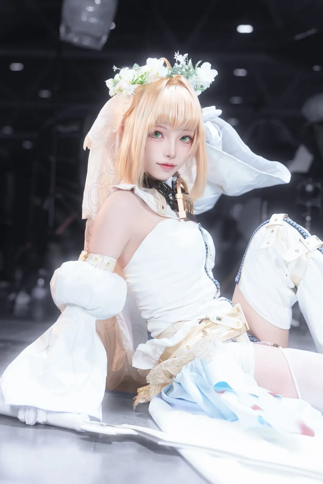 Fate/Grand Order, 同人产粮节, 花嫁尼禄cos, 环形漫展返图, 型月女装 - 第1张