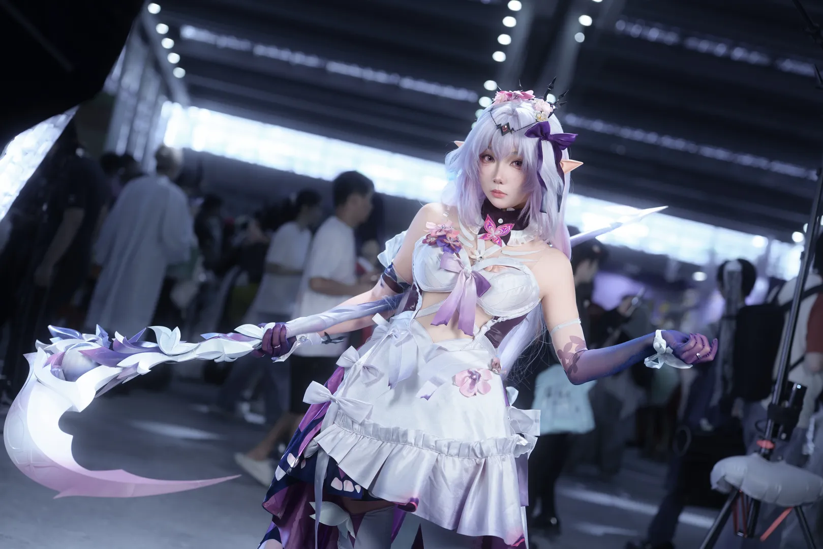 Honkai: Star Rail, Convention photos, Castorice cosplay, Cosplay photography, Stocking outfit