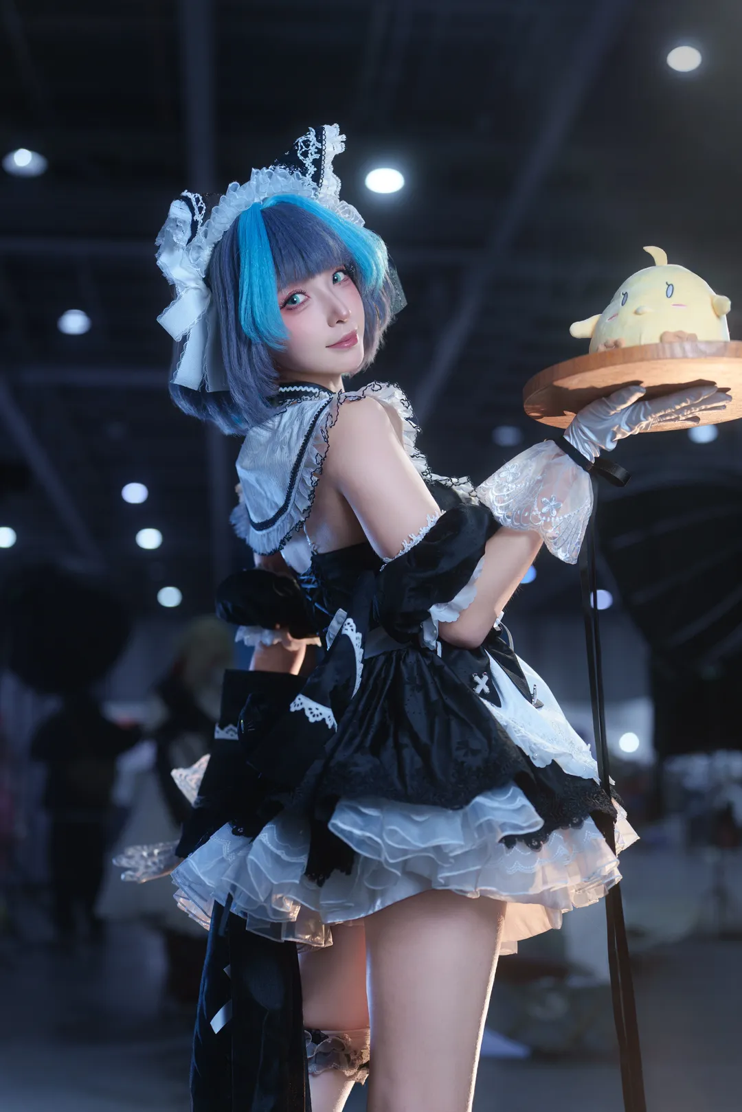 チェシャー コスプレ, アズールレーン, ホタルACGエキスポ, イベント写真, 猫娘メイド