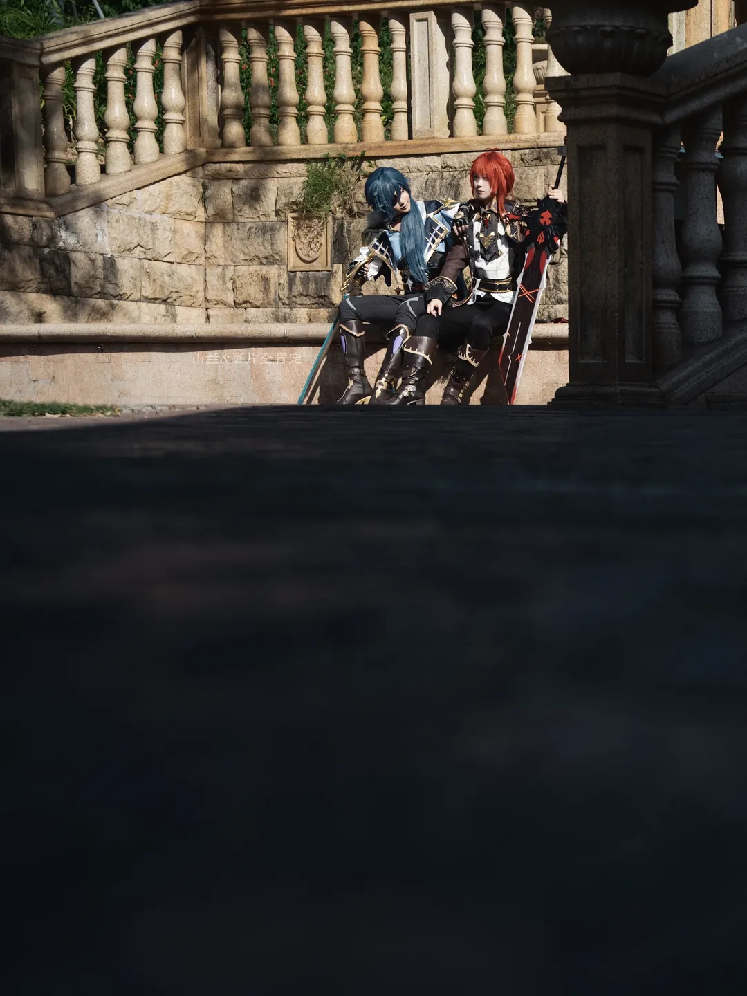 原神, コスプレ写真, ディルックコスプレ, ガイア コスプレ, ディルガイ - 3枚目