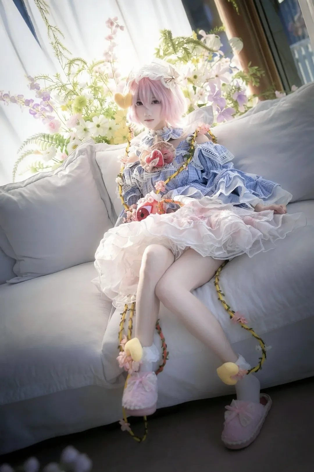 東方Project, 二次元コスプレ, 古明地さとり コスプレ, ロリータ・ファッション, 幻想的な撮影