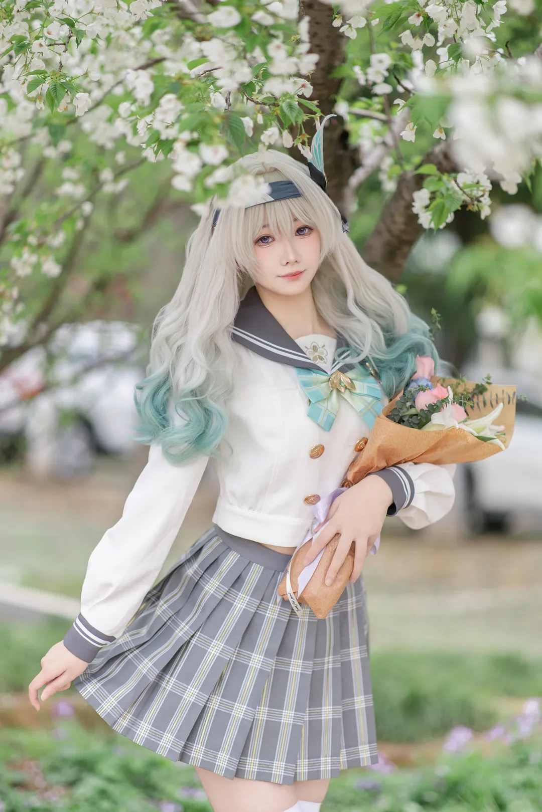 二次元撮影, 崩壊：スターレイル, ホタル コスプレ, セーラー服, 春のコスプレ - 4枚目