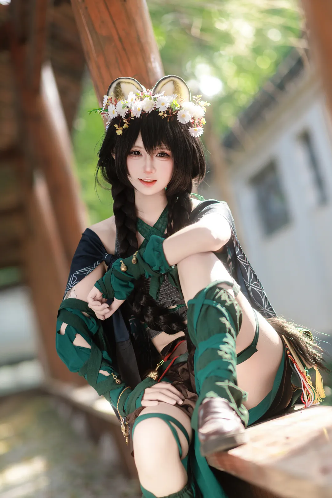 Cosplay摄影, 竹林外景, 国风武侠cos, 燕云十六声, 九流门cos