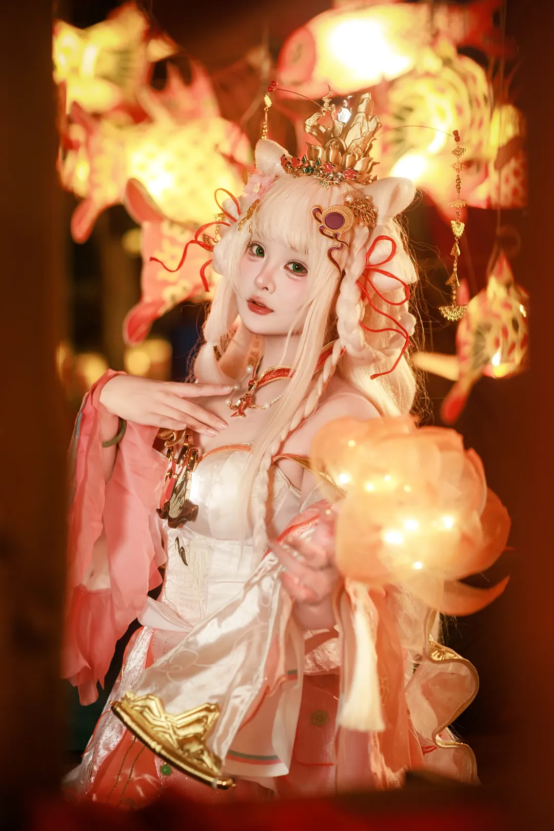 王者荣耀, 西施cos, cosplay摄影, 发光道具, 国风古韵 - 第2张
