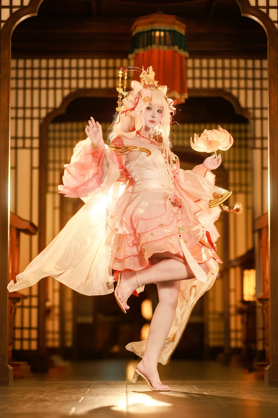 王者荣耀, 西施cos, cosplay摄影, 发光道具, 国风古韵