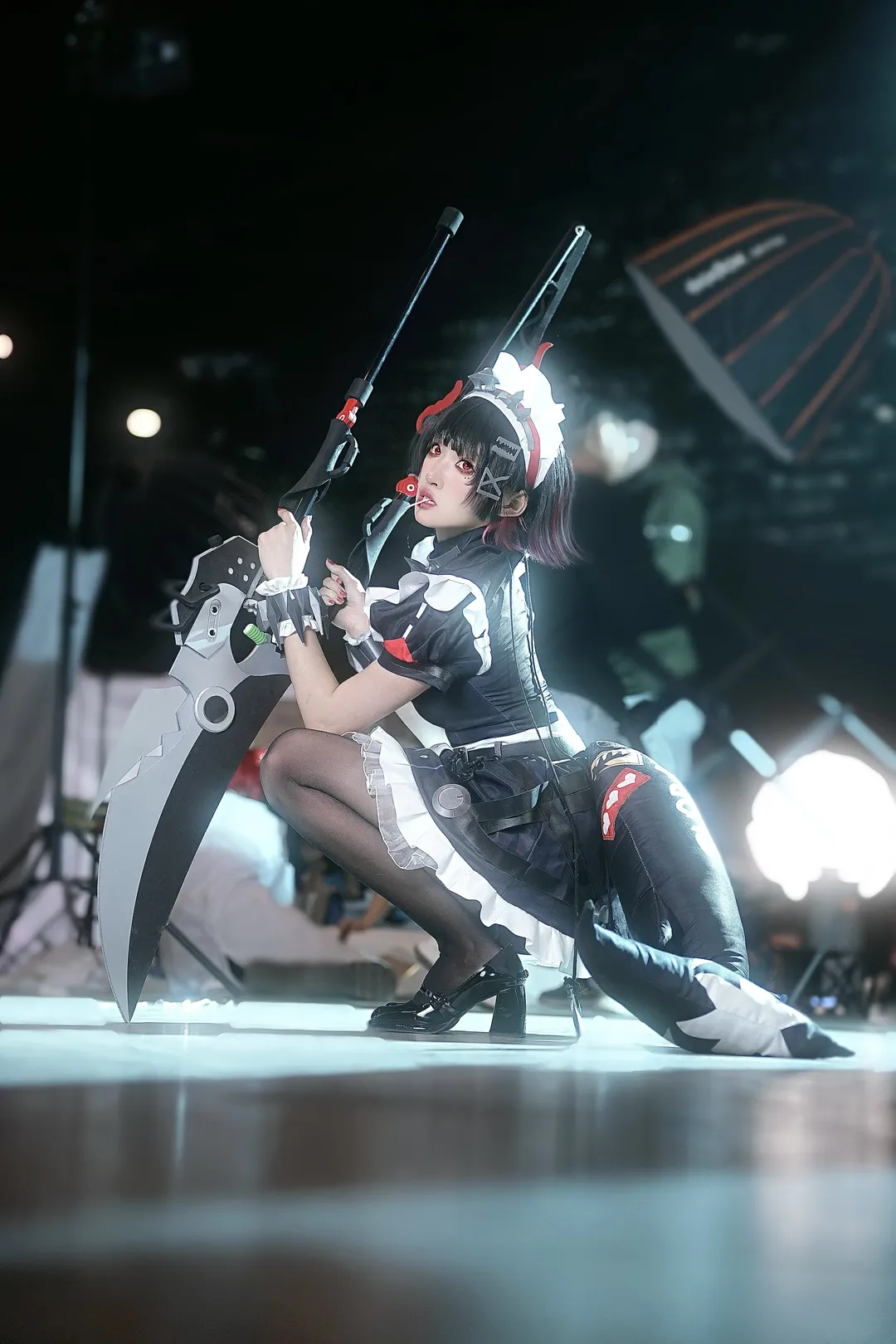 绝区零, cosplay, 漫展返图, 艾莲乔cos, 黑丝 - 第4张