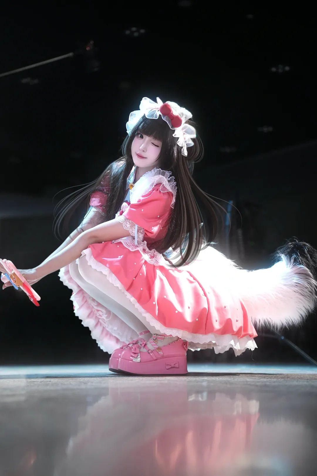 永劫無間, cosplay攝影, 粉色系穿搭, 三麗鷗聯動, 土御門胡桃cos - 第3張
