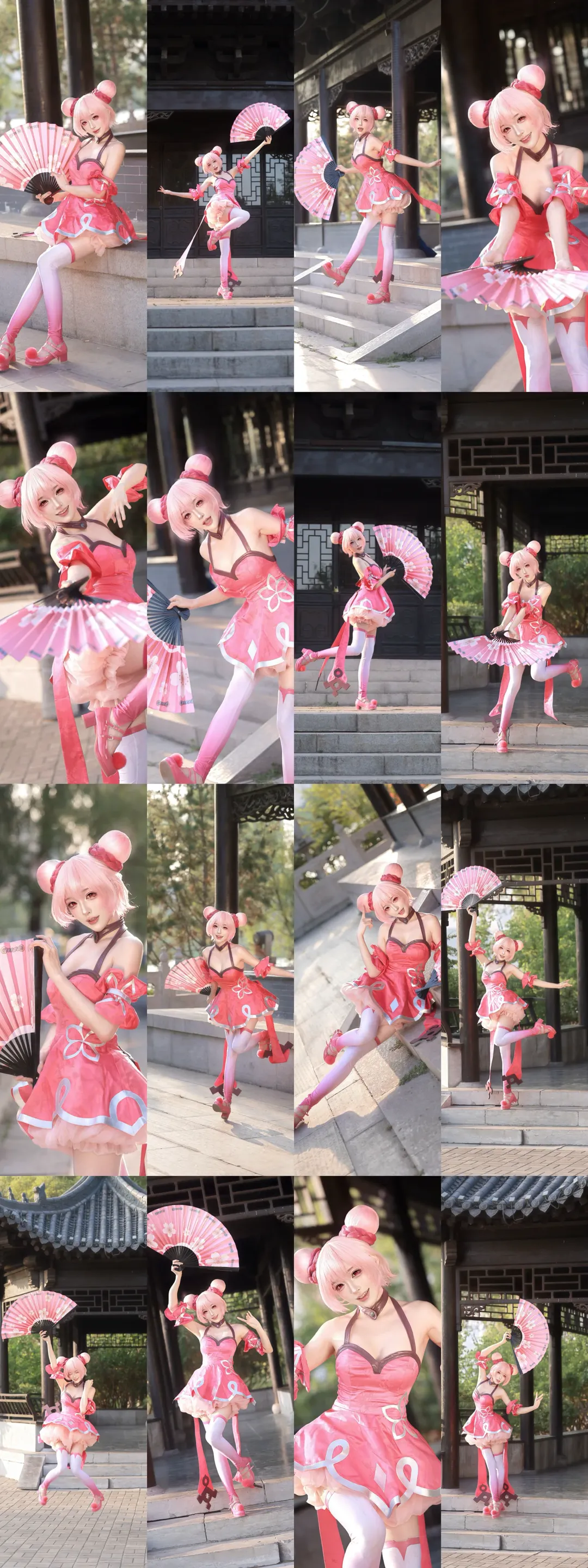 cosplay, 王者荣耀, 小乔cos, 丝袜穿搭, 动态感动作 - 第1张