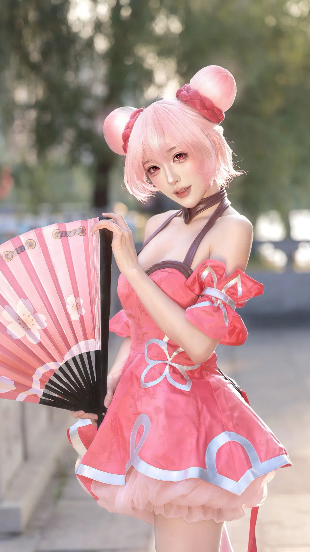cosplay, 王者荣耀, 小乔cos, 丝袜穿搭, 动态感动作 - 第10张