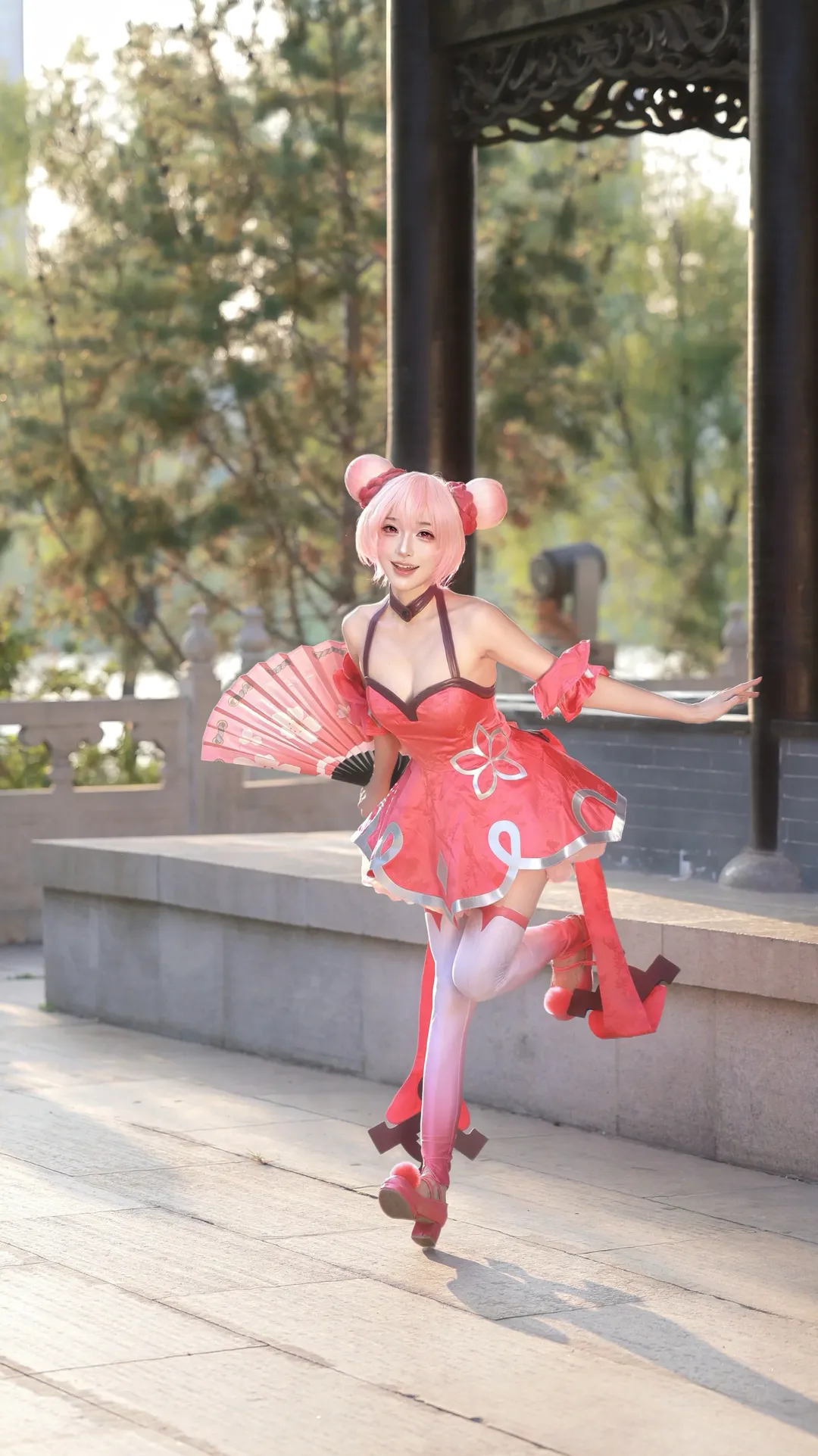 cosplay, 王者荣耀, 小乔cos, 丝袜穿搭, 动态感动作 - 第11张
