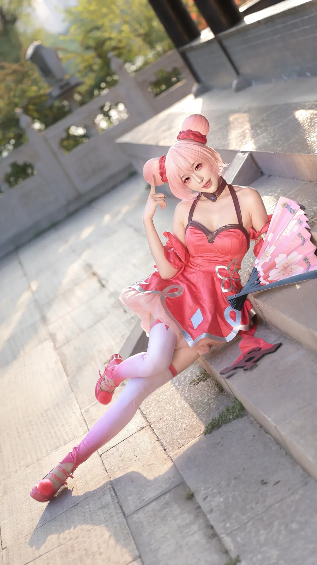 cosplay, 王者荣耀, 小乔cos, 丝袜穿搭, 动态感动作 - 第12张