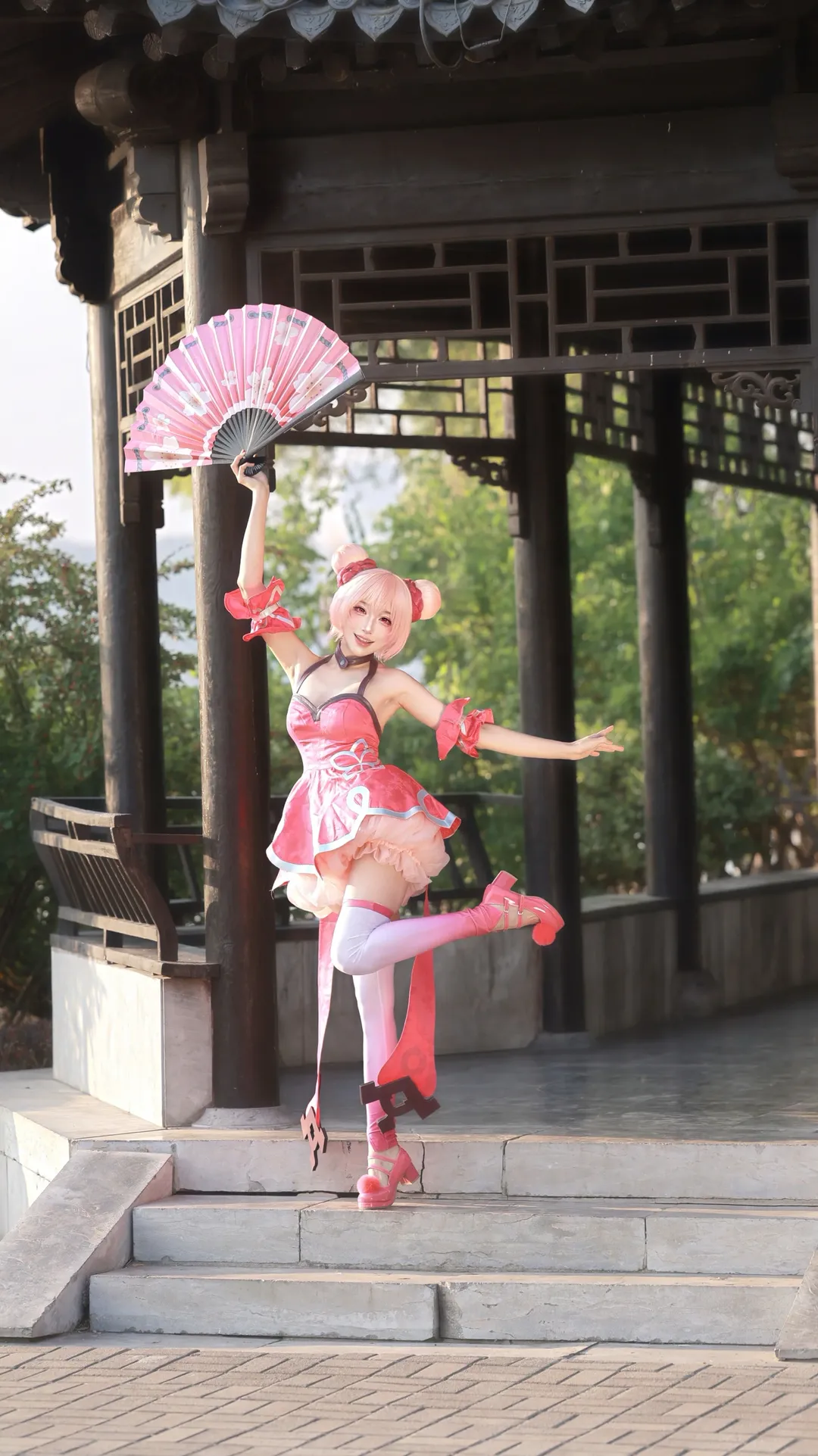 cosplay, 王者荣耀, 小乔cos, 丝袜穿搭, 动态感动作 - 第13张