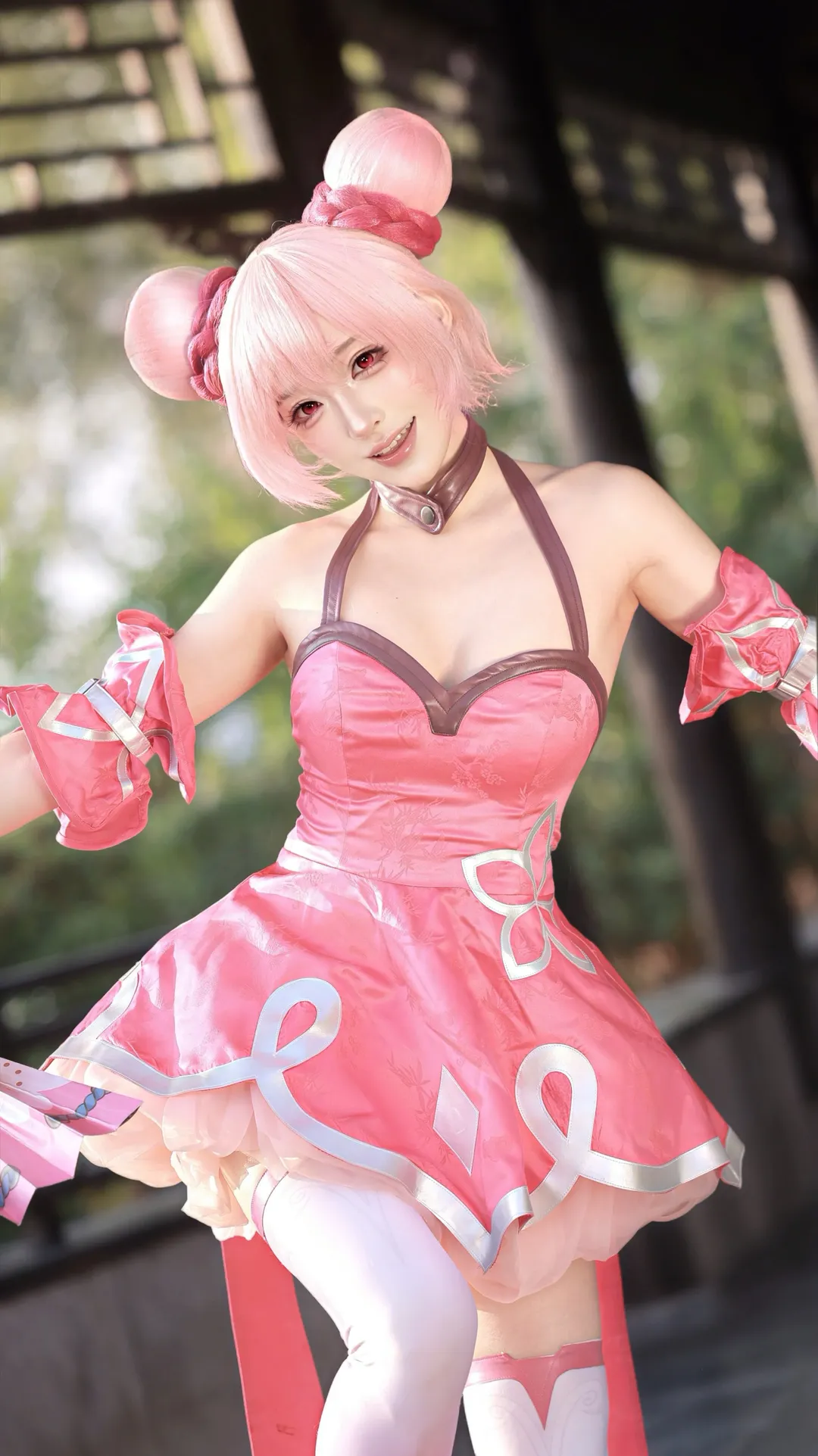 cosplay, 王者荣耀, 小乔cos, 丝袜穿搭, 动态感动作 - 第16张