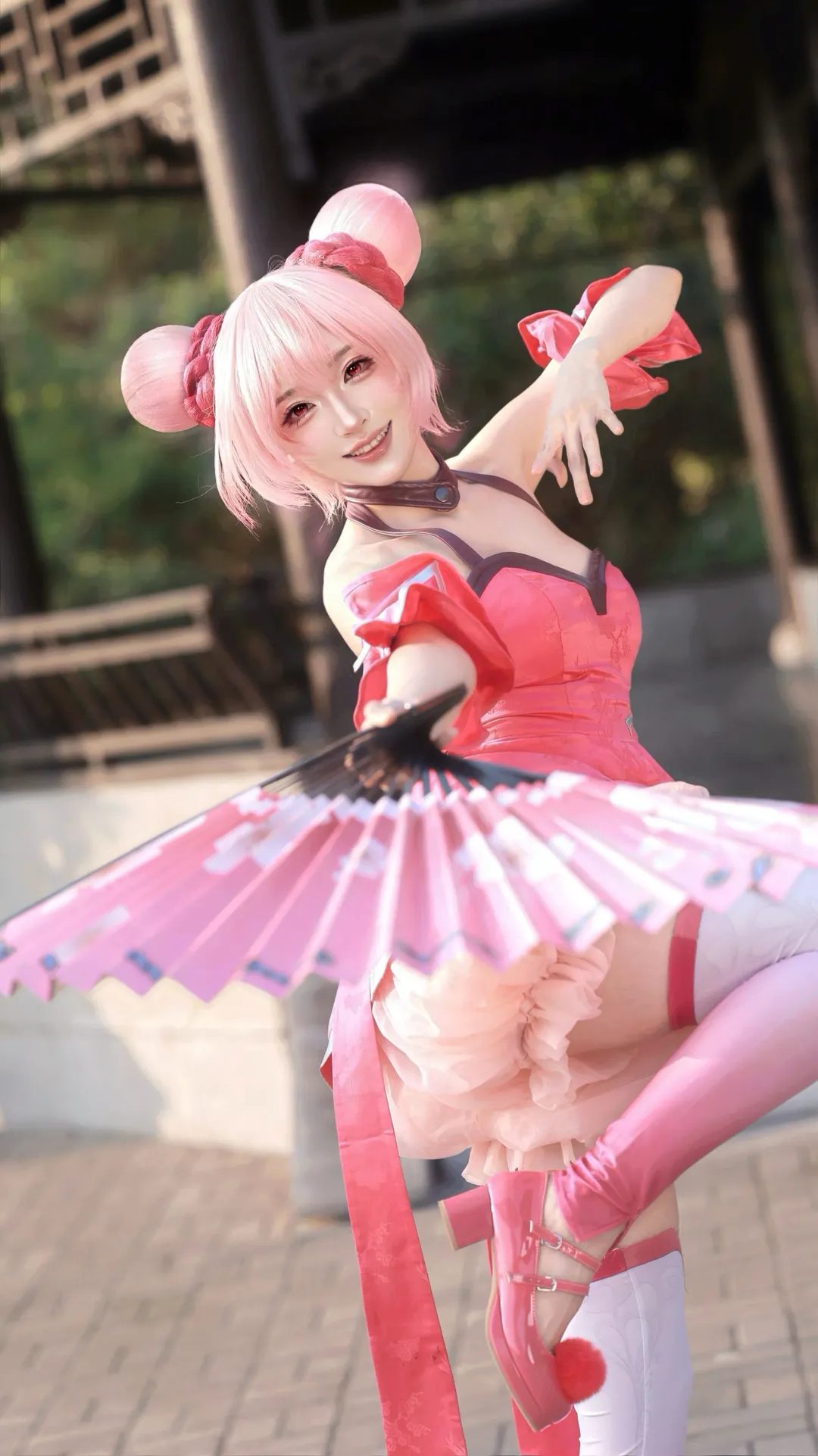 cosplay, 王者荣耀, 小乔cos, 丝袜穿搭, 动态感动作 - 第5张