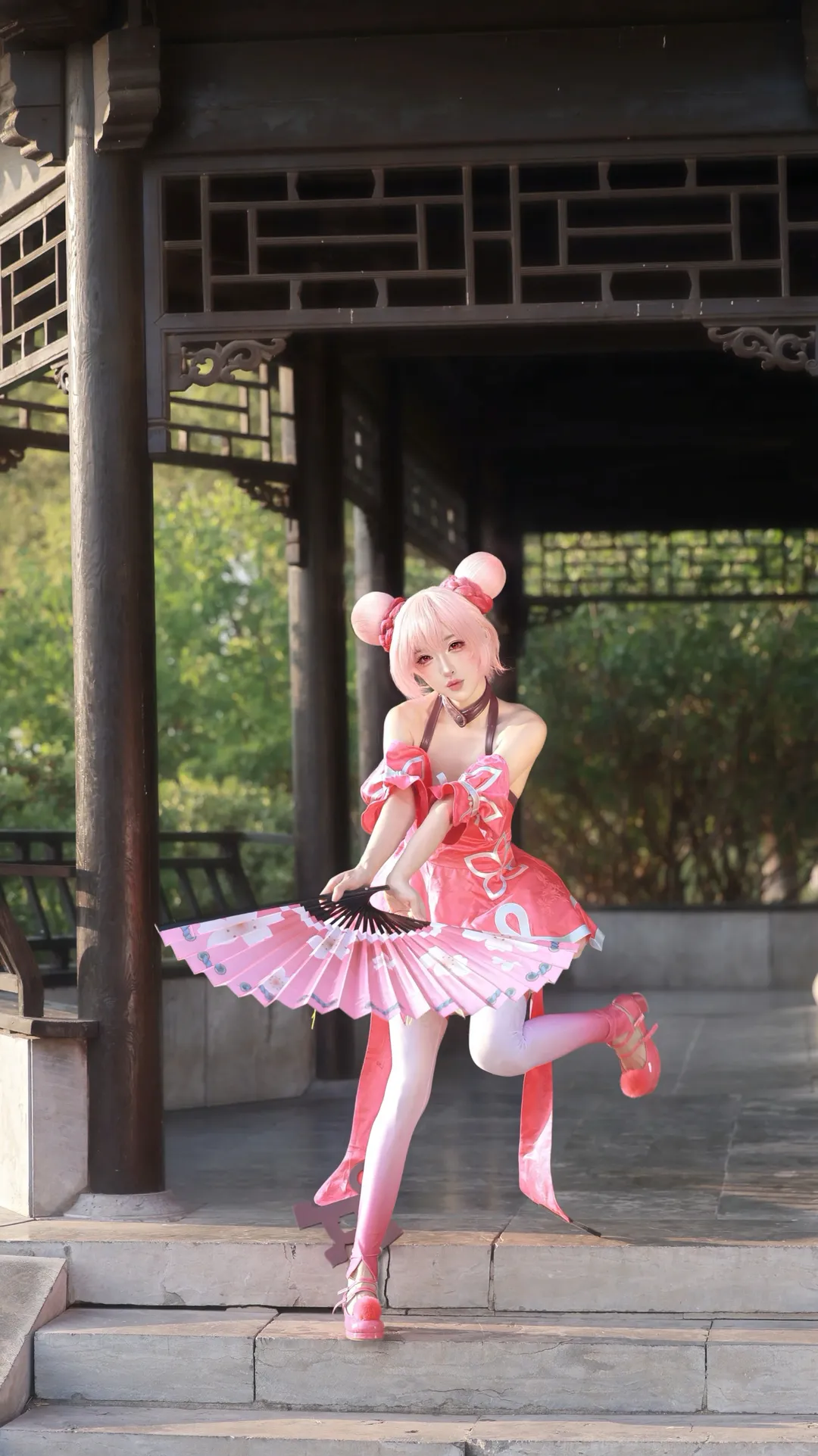 cosplay, 王者荣耀, 小乔cos, 丝袜穿搭, 动态感动作 - 第9张
