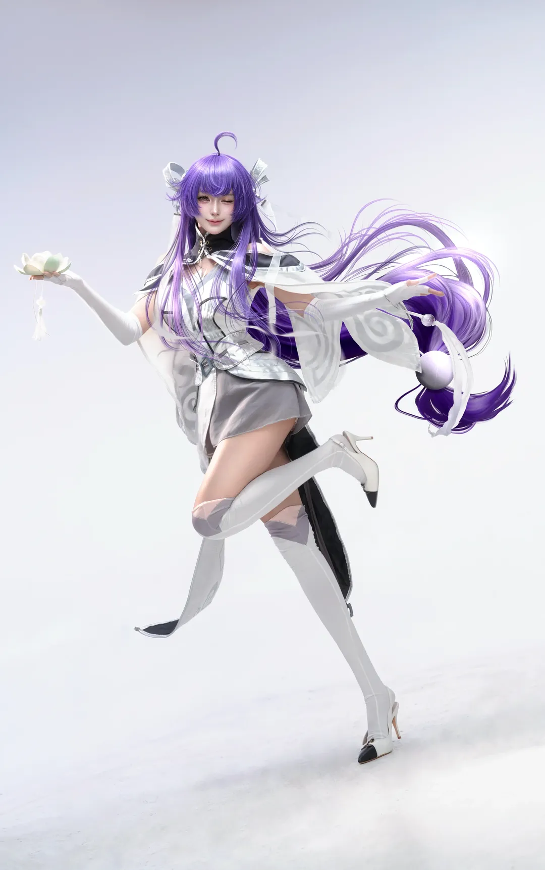 cosplay, 王者荣耀, 西施cos, 白丝, 归墟梦演 - 第2张
