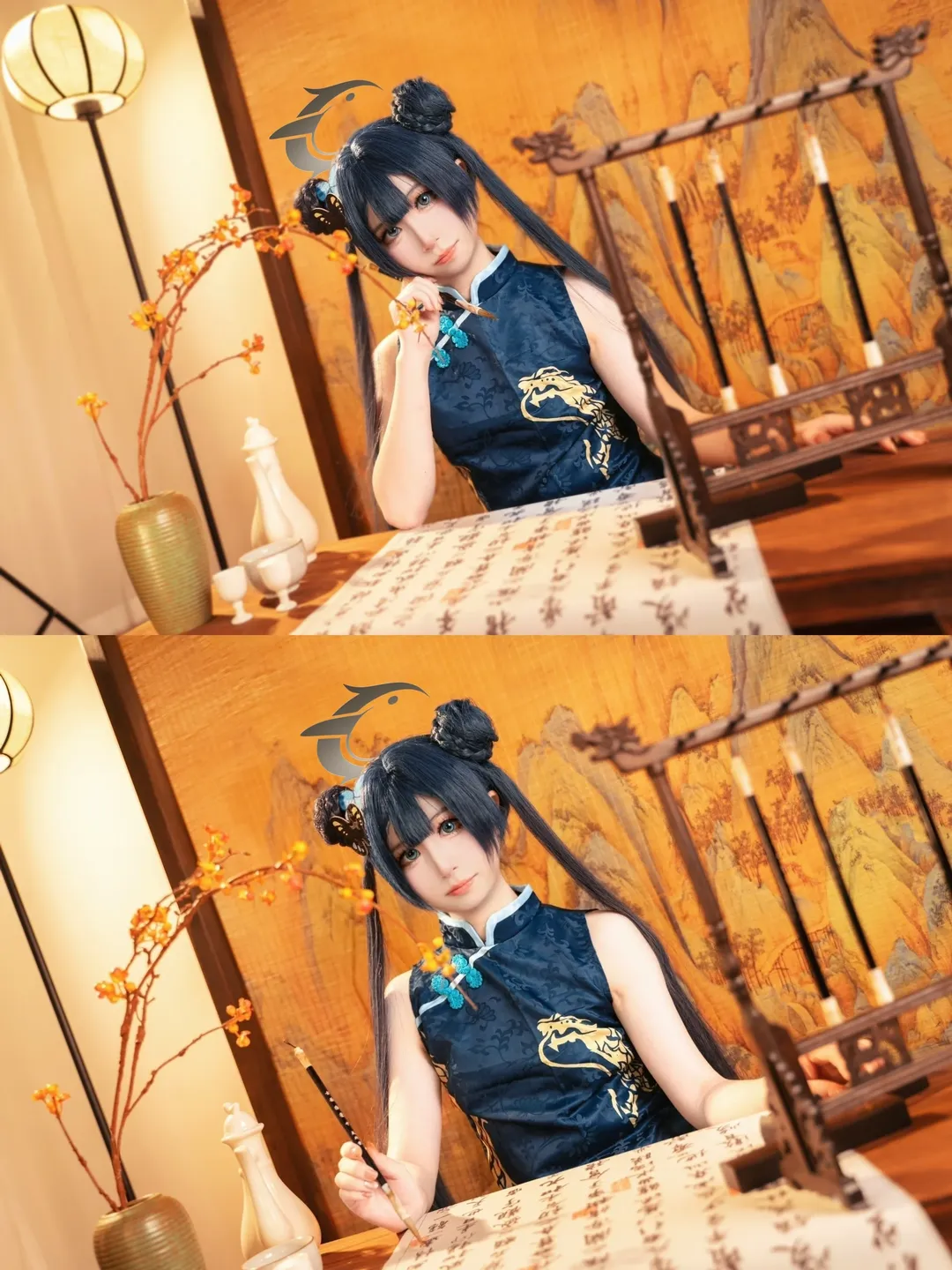 蔚蓝档案, 东方美学, 妃咲cos, 古风cosplay, 国风摄影 - 第2张