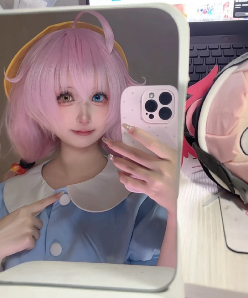 蔚蓝档案, 二次元cosplay, 小鸟游星野cos, 幼稚园风, 反差萌