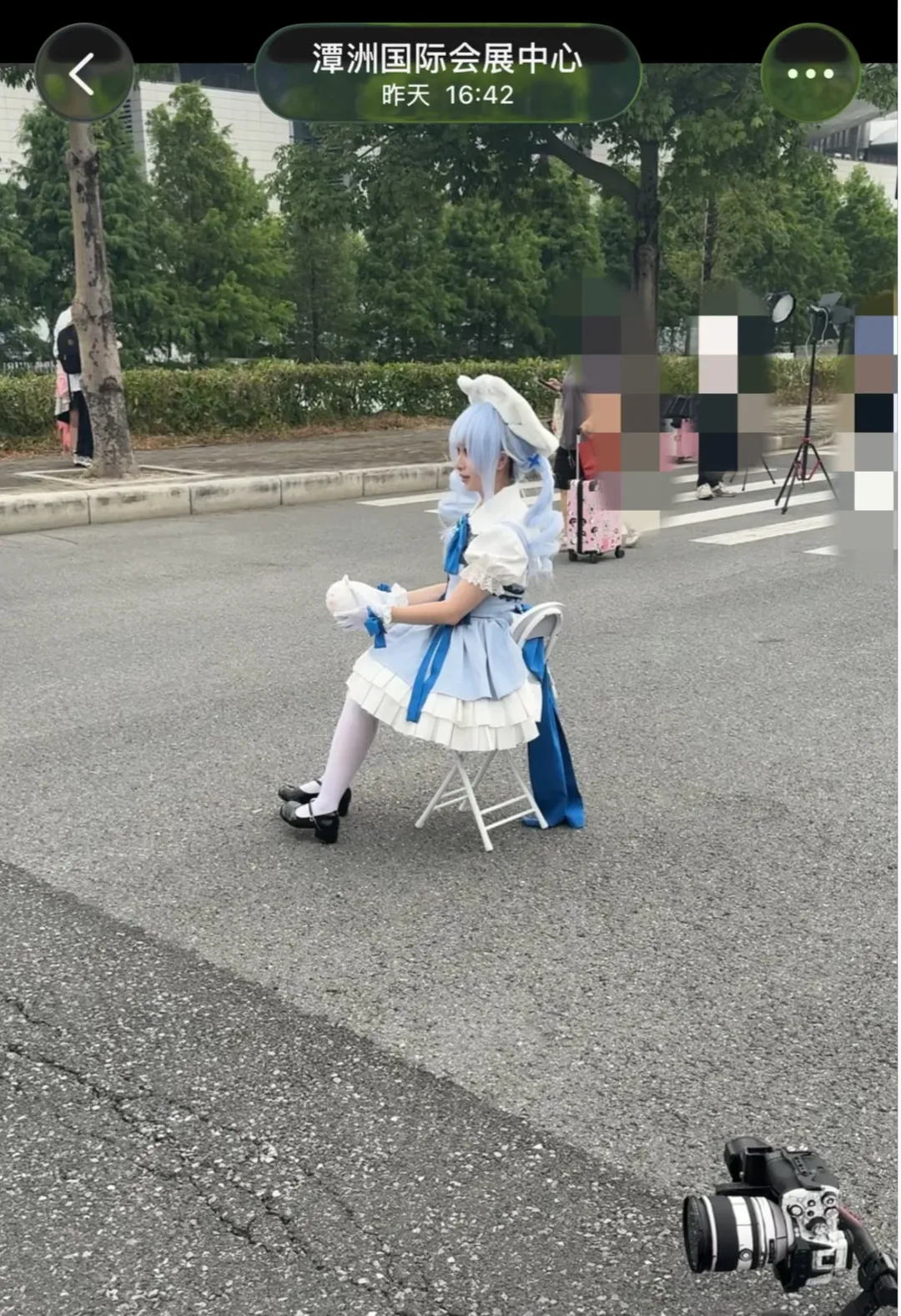 コスプレ, ロケーション撮影, 白ストッキング, 香風智乃 コスプレ, ご注文はうさぎですか？