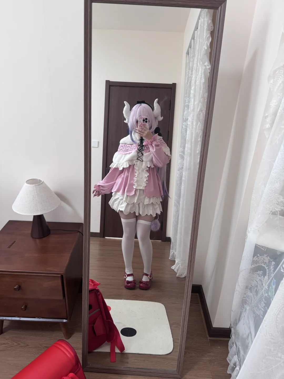 二次元, 白丝, 萝莉cos, 康娜cos, 小林家的龙女仆 - 第1张