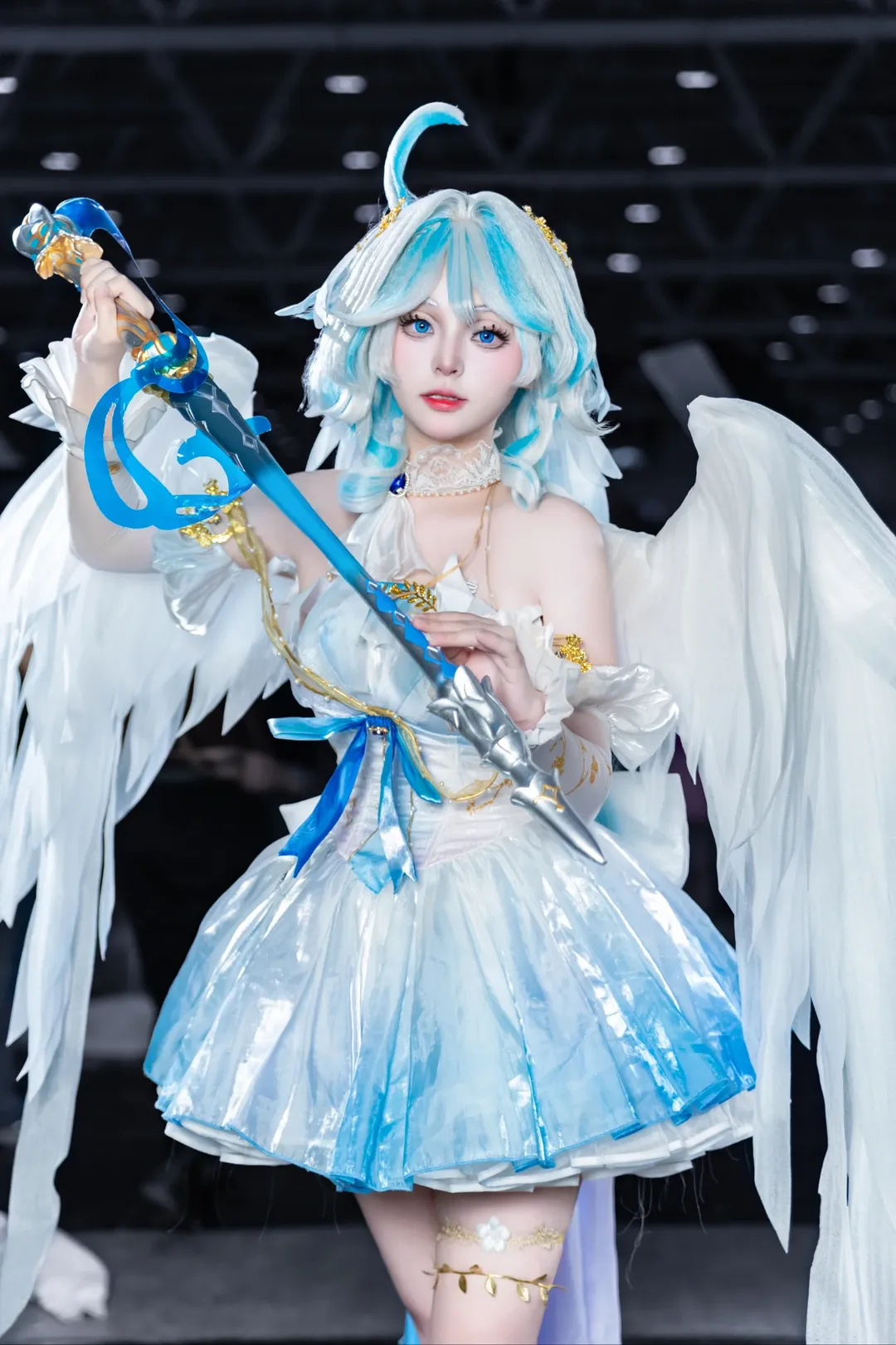 原神, 芙宁娜cos, 漫展摄影, 芙卡洛斯cos, 水神妆造 - 第1张