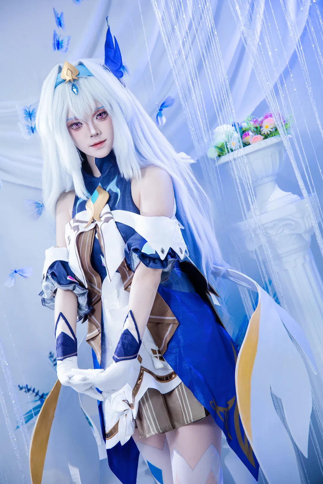 王者榮耀, Cosplay攝影, 大喬cos, 時之奇旅, 白絲