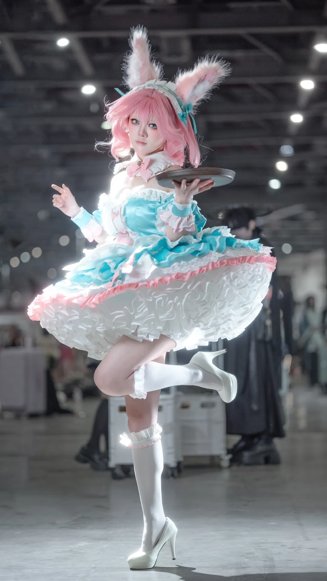 王者荣耀, 漫展cosplay, 白丝, 妲己cos, 女仆咖啡厅
