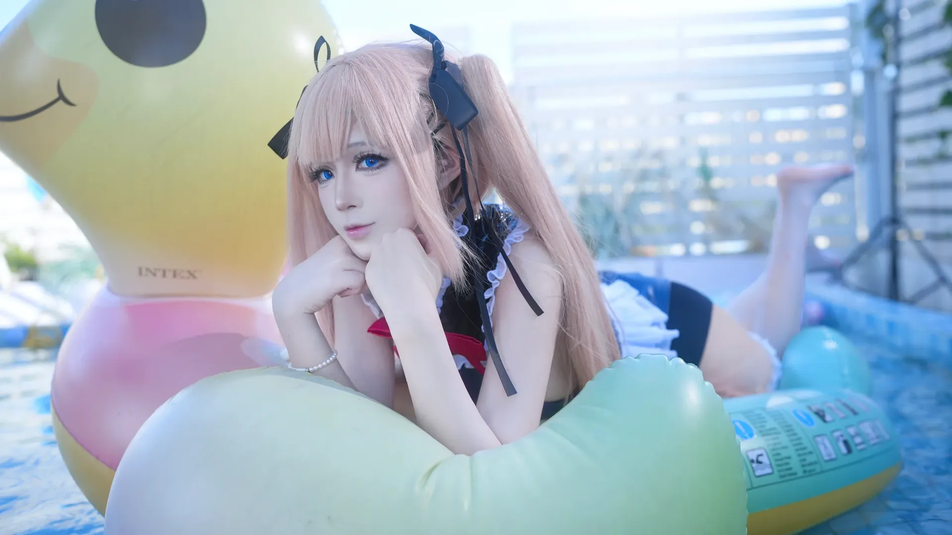 二次元摄影, 碧蓝航线, 泳装cosplay, 夏日写真, 玛丽萝丝cos - 第7张