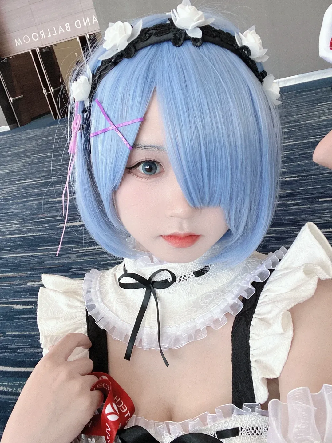 cosplay, 女仆装, 从零开始的异世界生活, 蕾姆cos, 白丝 - 第3张