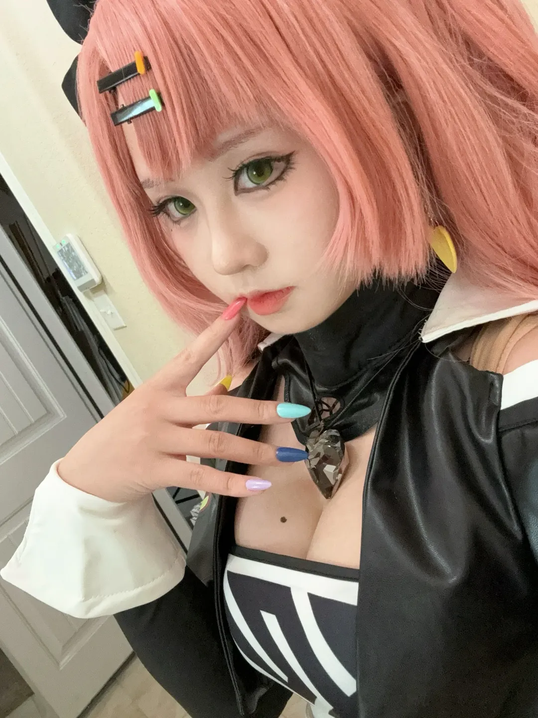 绝区零, 粉色假发, cosplay穿搭, 二次元自拍, 妮可cos - 第2张