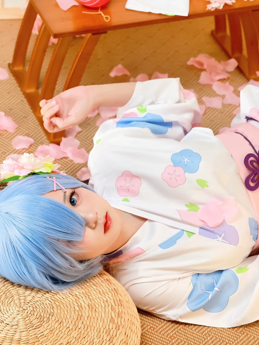 cosplay, 从零开始的异世界生活, 蕾姆cos, 摄影分享, 日式和服 - 第1张