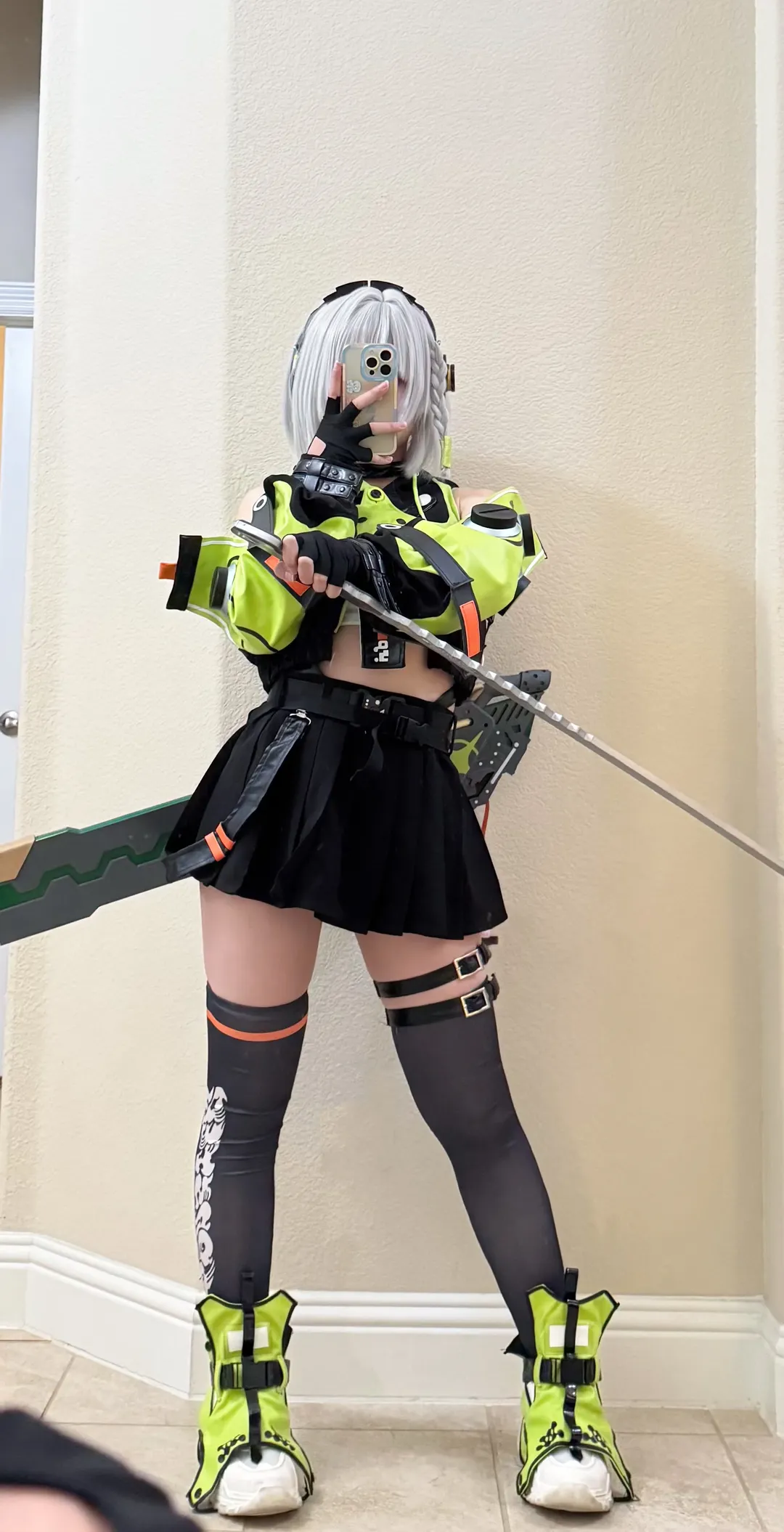 Zenless Zone Zero, Techwear outfit, Stocking outfit, Anby cosplay, Cosplay review - Image 1