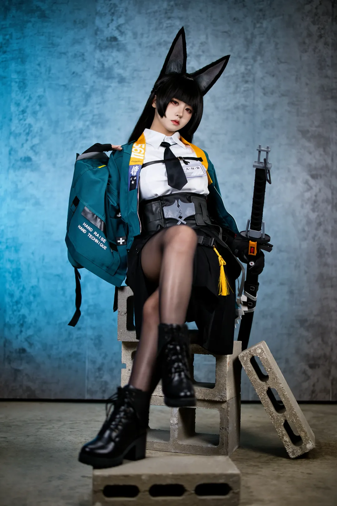 绝区零, 二次元cosplay, 星见雅cos, 战术风cos, 丝袜cos