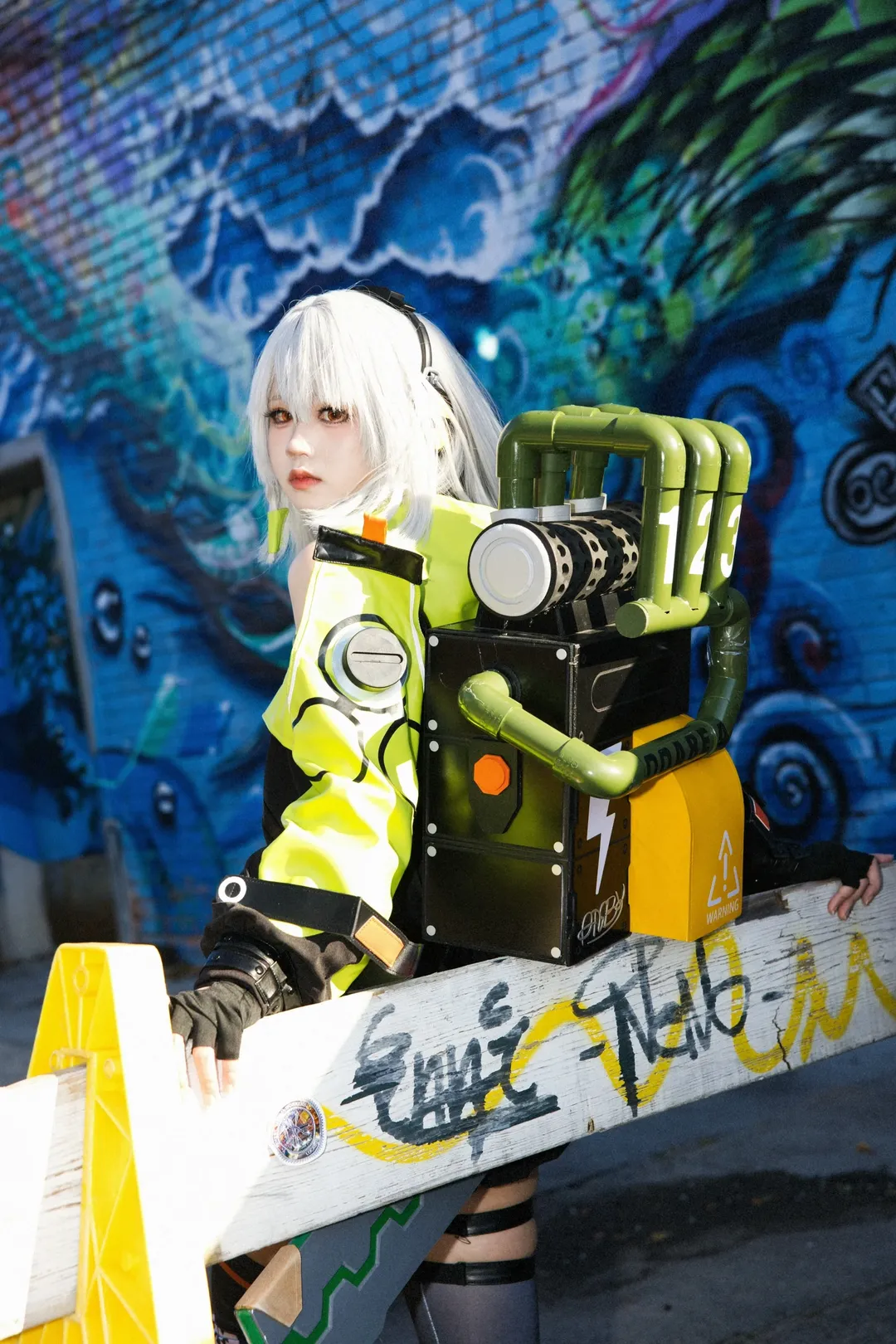 Zenless Zone Zero, Over-the-knee socks outfit, Anby cosplay, American street photography, Overseas cosplayer - Image 2