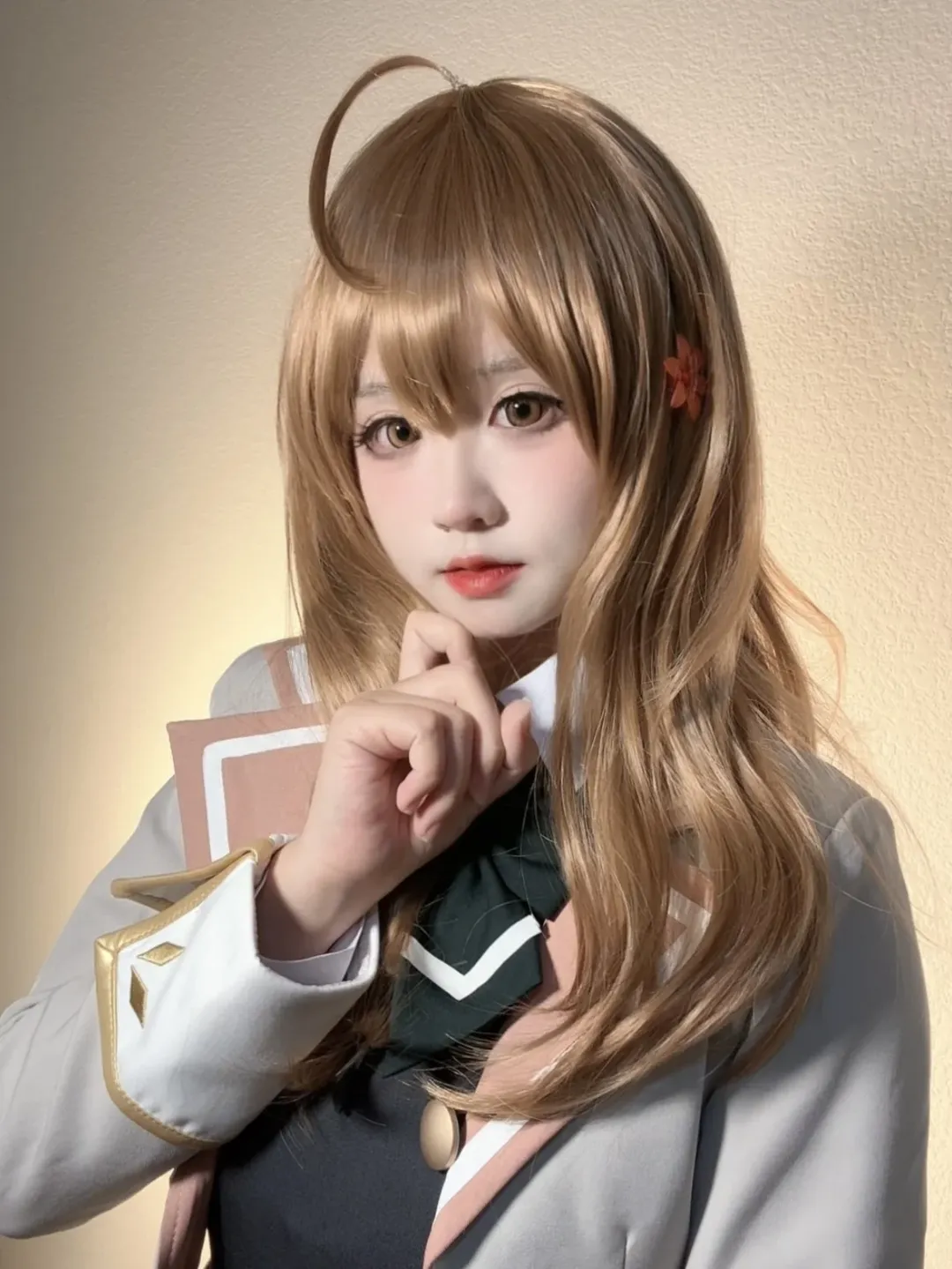 cosplay, 白絲穿搭, 學院風制服, 不時輕聲地以俄語遮羞的鄰座艾莉同學, 艾莉cos - 第4張